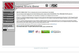 Sabine State Bank Trust Co In Many La 318 256 9034 Banks