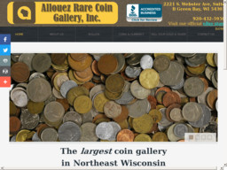 Allouez Rare Coin Gallery Inc. on Webster Ave in Green Bay WI