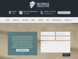 Olympus Garage Door Repair On Carolyn Dr In Garland Tx 972 457