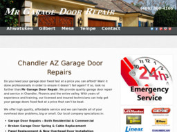 Mr Garage Door Repair On Higley Rd In Gilbert Az 480 360 6089