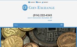 Coin Exchange on Central Ave in Hartsdale NY 914 222 4343 USA