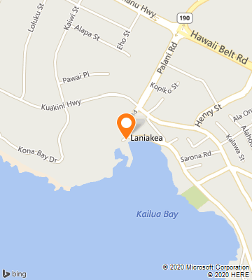 Map of Kailua-Kona, HI