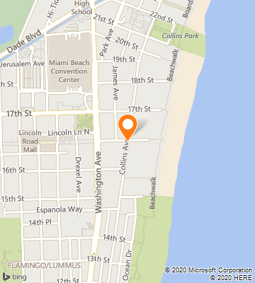 Map of Miami Beach, FL