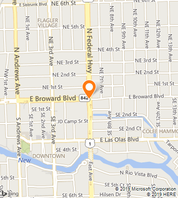 Map of Fort Lauderdale, FL