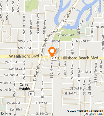 Map of Deerfield Beach, FL