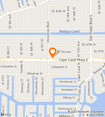 Map of Cape Coral, FL