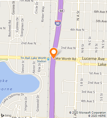 Map of Lake Worth, FL