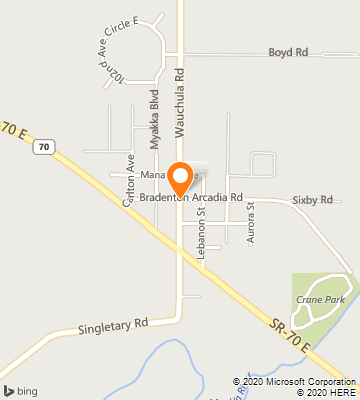 Map of Myakka City, FL