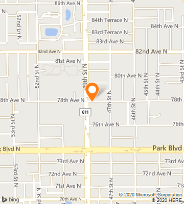 Map of Pinellas Park, FL