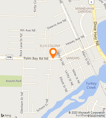 Map of Palm Bay, FL