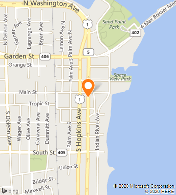 Map of Titusville, FL