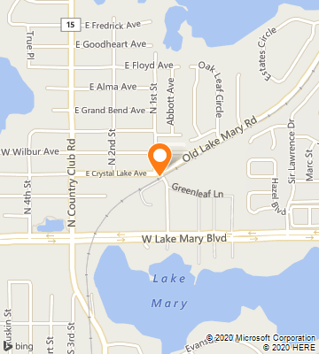 Map of Lake Mary, FL