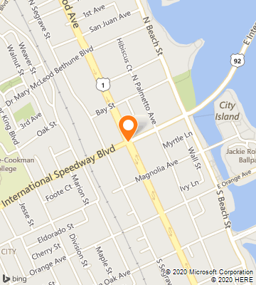 Map of Daytona Beach, FL