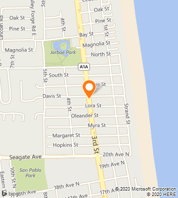 Map of Neptune Beach, FL