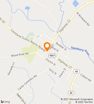 Map of Springfield, LA