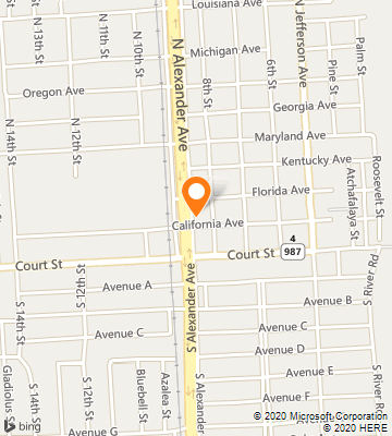 Map of Port Allen, LA