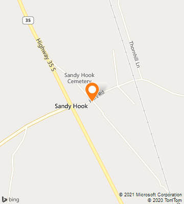 Map of Sandy Hook, MS