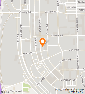 Map of Fort Bliss, TX