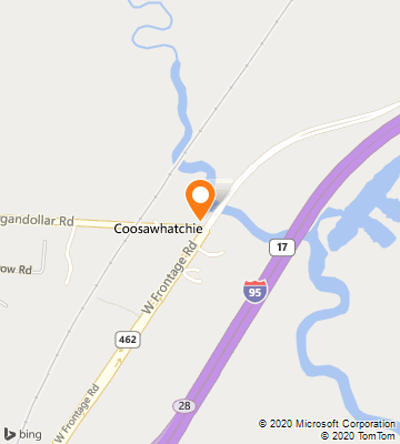 Map of Coosawhatchie, SC