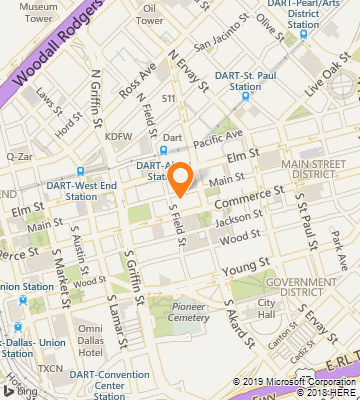 Map of Dallas, TX