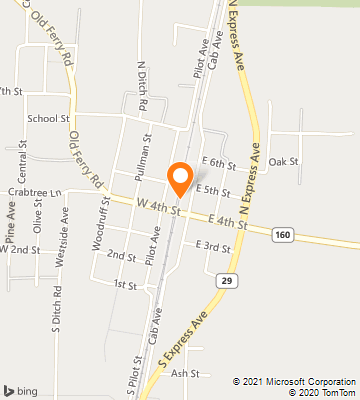Map of Bradley, AR