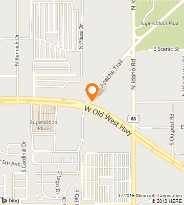 Map of Apache Junction, AZ