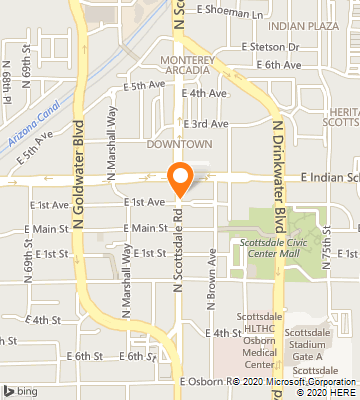 Map of Scottsdale, AZ