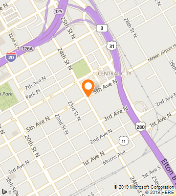 Map of Birmingham, AL