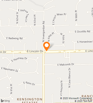 Map of Paradise Valley, AZ