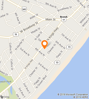 Map of Myrtle Beach, SC