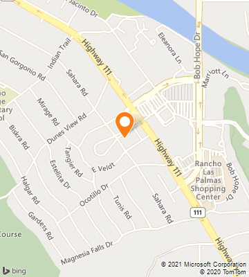 Map of Rancho Mirage, CA