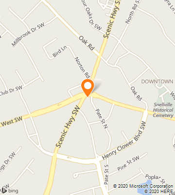 Map of Snellville, GA