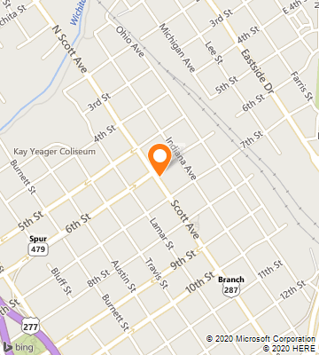 Map of Wichita Falls, TX