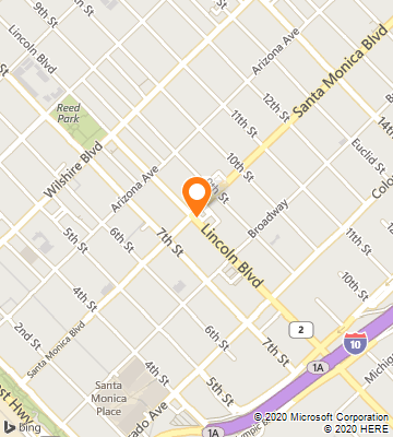 Map of Santa Monica, CA