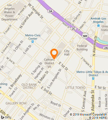 Map of Los Angeles, CA