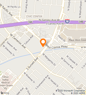 Map of West Covina, CA