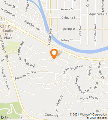 Map of Studio City, CA