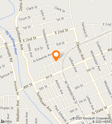 Map of Clarksdale, MS