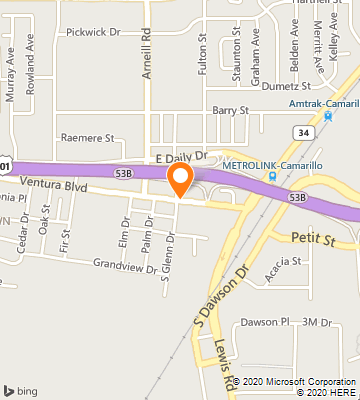 Map of Camarillo, CA