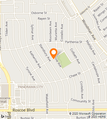 Map of Panorama City, CA