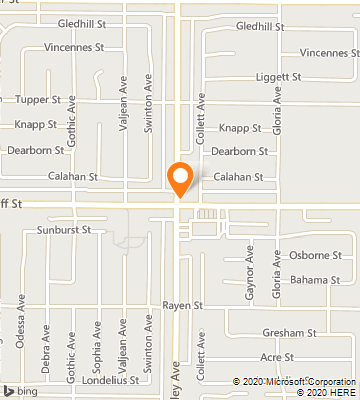 Map of North Hills, CA