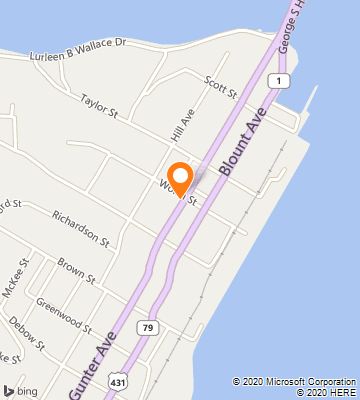 Map of Guntersville, AL