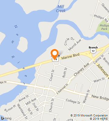 Map of Jacksonville, NC