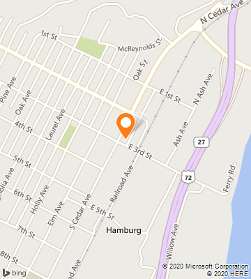 Map of South Pittsburg, TN