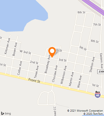 Map of Groom, TX