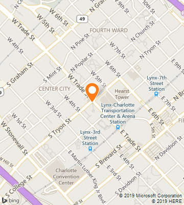 Map of Charlotte, NC