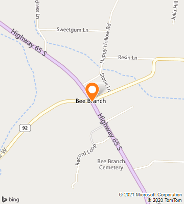 Map of Bee Branch, AR