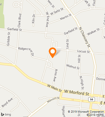 Map of McMinnville, TN