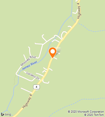 Map of Jemez Springs, NM