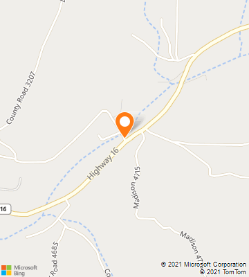 Map of Pettigrew, AR